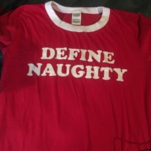 Victoria Secret shirt.